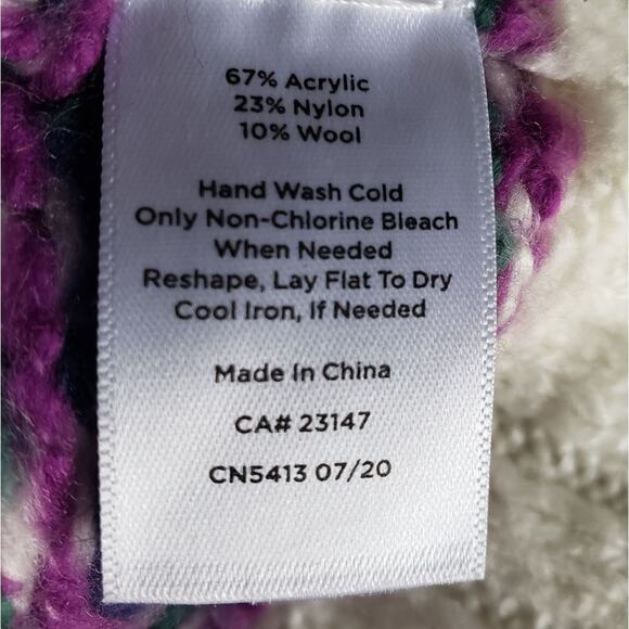 TALBOTS faire Isle sweater new xs super soft multi colored‎ - Picture 5 of 5